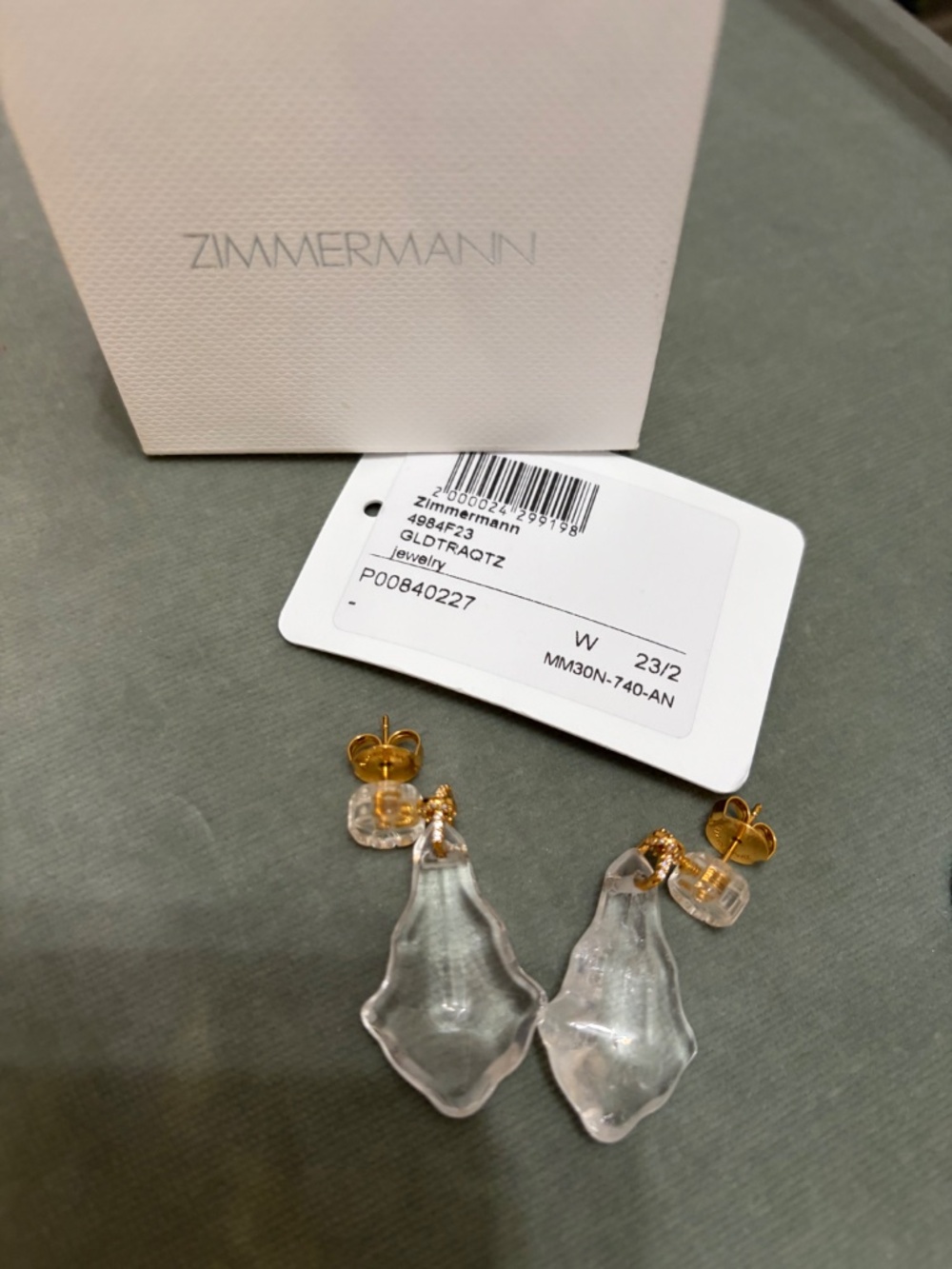 Zimmermann crystal chandelier earrings - Picture 3 of 9